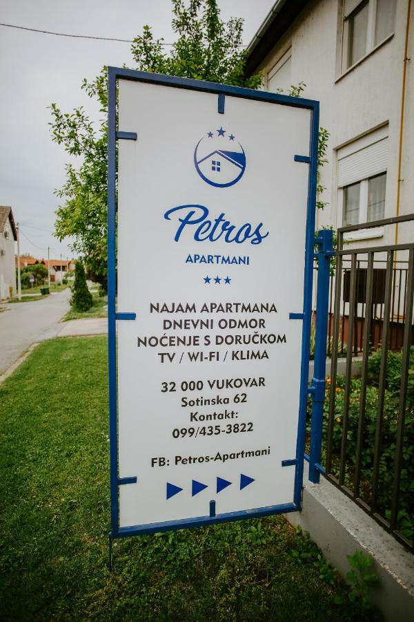 Petros apartmani Vukovar Exterior foto